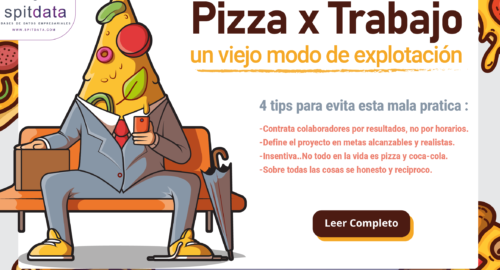 Pizza por trabajo SpitData Bases de datos empresariales